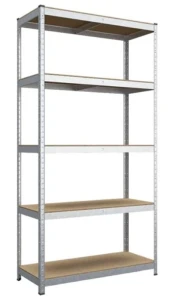 Raft metalic de depozitare nex standard 1800x900x400mm, 5 rafturi, mdf, galvanizat