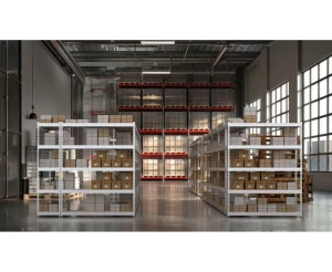 Raft metalic de depozitare nex titan 2160x1200x600 mm, 5 rafturi mdf, galvanizat Thumbnail 2