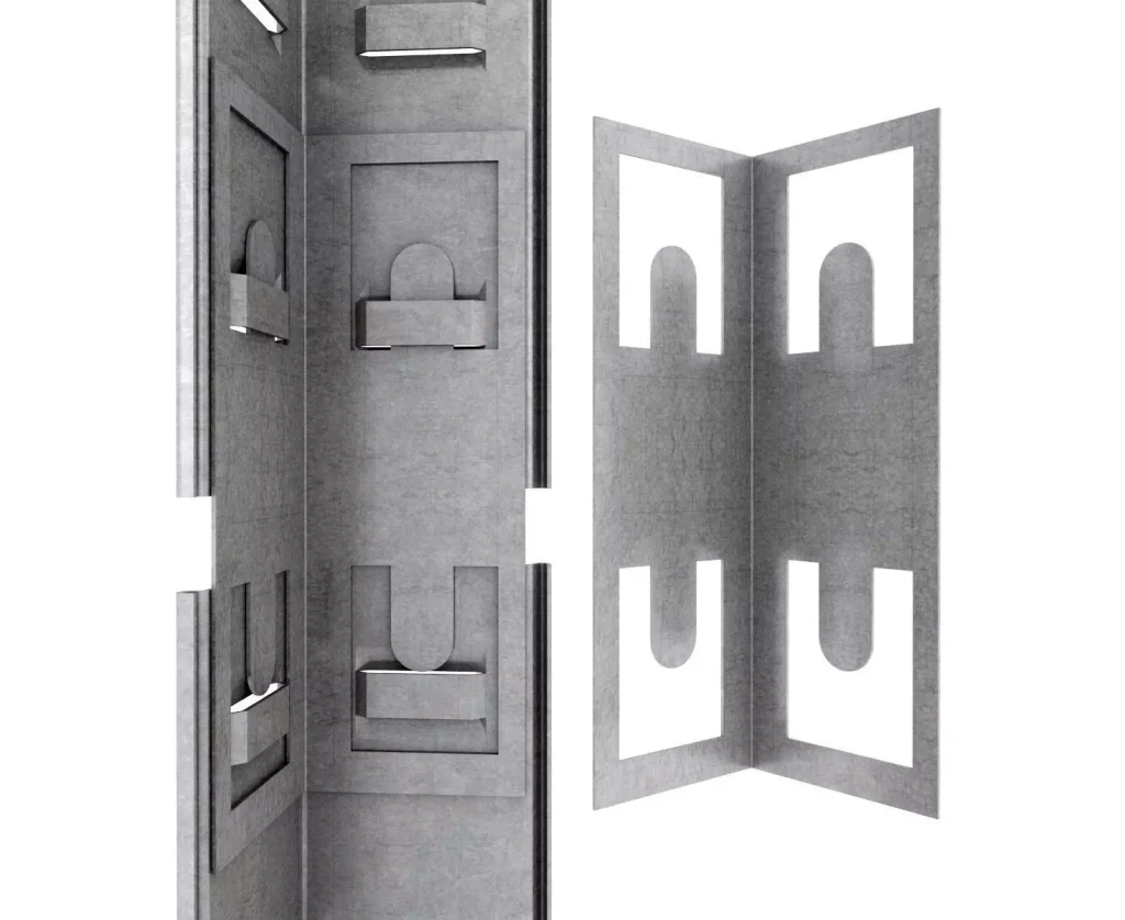 Raft metalic de depozitare nex budget 1600x800x400 mm, 4 rafturi metal, galvanizat 9