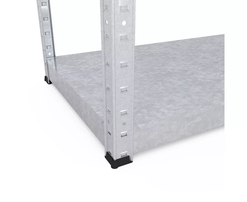 Raft metalic de depozitare nex budget 1600x800x400 mm, 4 rafturi metal, galvanizat 4