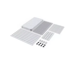 Raft metalic de depozitare nex budget 1600x800x400 mm, 4 rafturi metal, galvanizat Thumbnail 10
