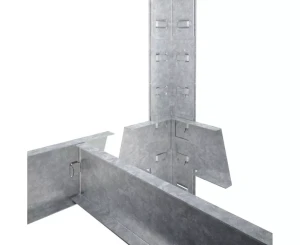 Raft metalic de depozitare nex budget 1600x800x400 mm, 4 rafturi metal, galvanizat Thumbnail 7
