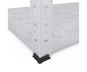 Raft metalic de depozitare nex budget 1600x800x400 mm, 4 rafturi metal, galvanizat Thumbnail 2