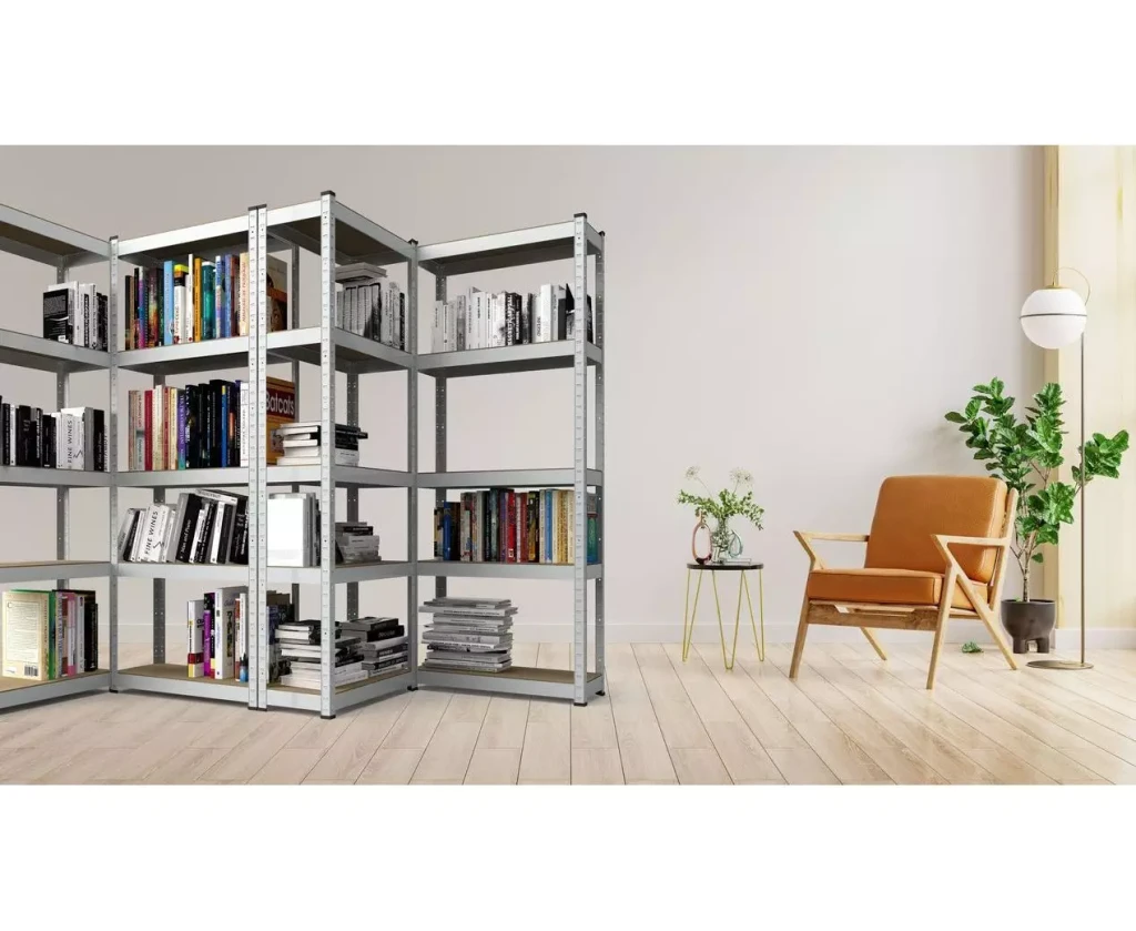 Raft metalic de depozitare nex budget 1800x600x400 mm, 5 rafturi mdf, galvanizat 6