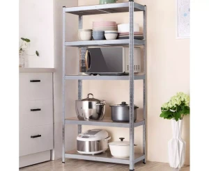 Raft metalic de depozitare nex budget 1800x600x400 mm, 5 rafturi mdf, galvanizat Thumbnail 7