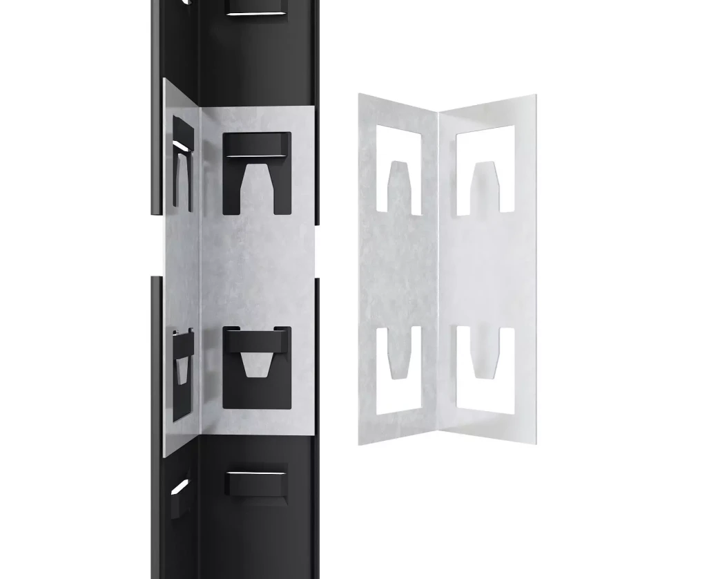 Raft metalic de depozitare nex budget 1800x600x400 mm, 5 rafturi mdf, antracit 10