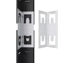 Raft metalic de depozitare nex budget 1800x600x400 mm, 5 rafturi mdf, antracit Thumbnail 10