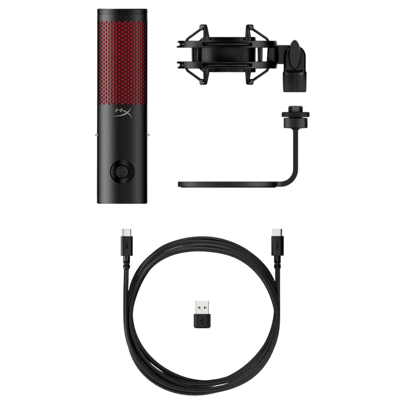 Microfon gaming hyperx quadcast 2, cu fir, negru 3