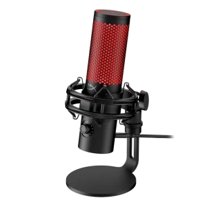 Игровой Микрофон HyperX QuadCast 2, Проводной аналоговый, Чёрный