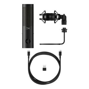 Microfon gaming hyperx quadcast 2s, cu fir, negru Thumbnail 5
