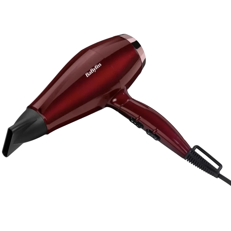 Фен babyliss 5912pe, 2000вт, красный 2