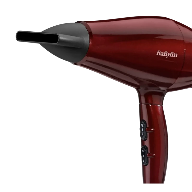 Фен babyliss 5912pe, 2000вт, красный 3
