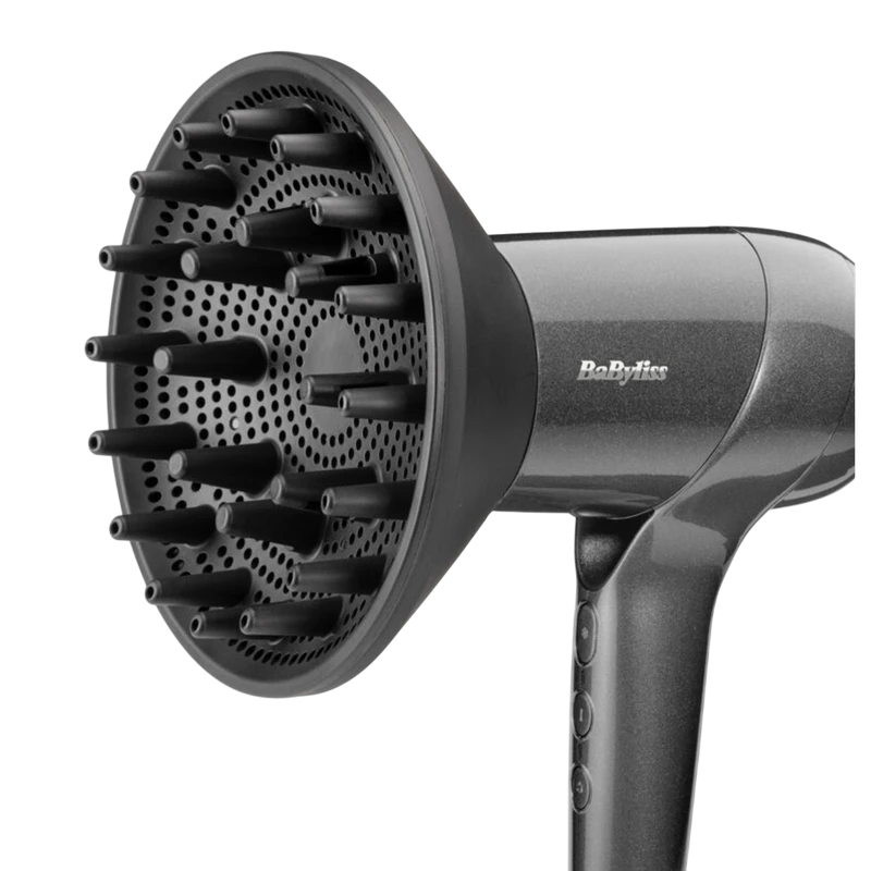 Фен babyliss d6200de, 1600вт, серый 2