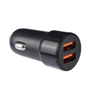 Skydolphin car charger 2*usb-a 15w sz29, black