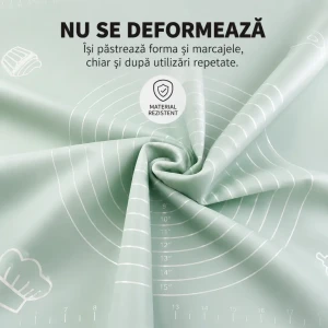 Covoraș din silicon pentru aluat 70×50 cm menta (2023-6-3) Thumbnail 2