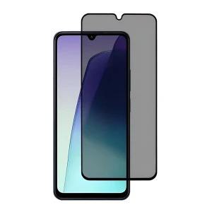 Защитное стекло woo tempered glass privacy 5d для redmi 15c, черное