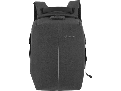 Rucsac-laptop, antifurt v2, usb charging port 15.6", anti-theft locking system, water resistant, tellur black  tll611222 3