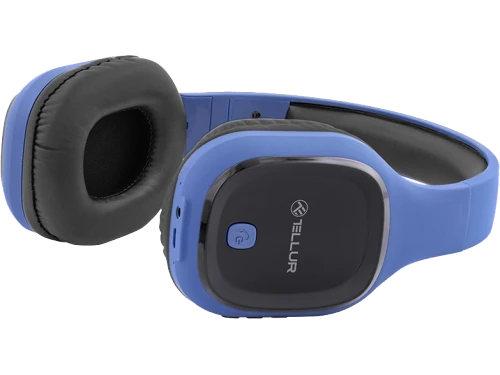 Casti bluetooth, over-ear, pulse, microfon, timp de joc muzical până la 8h,  tellur blue  tll511281 2