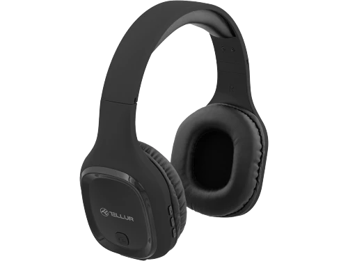 Casti bluetooth, over-ear, pulse, microfon, timp de joc muzical până la 8h,  tellur black  tll511271 5
