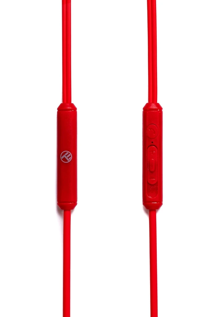Casti in-ear cu fir tellur basic gamma, microfon,  rosu 2