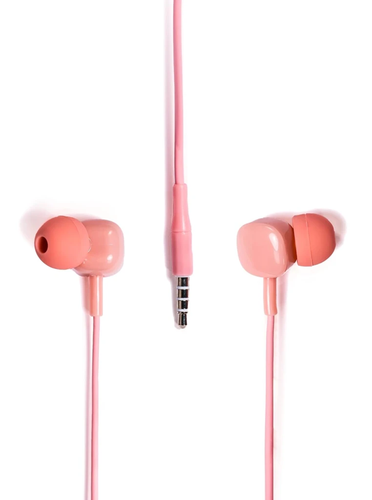 Casti in-ear cu fir tellur basic sigma, microfon, roz 2