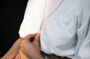 Casti in-ear cu fir tellur basic sigma, microfon, roz