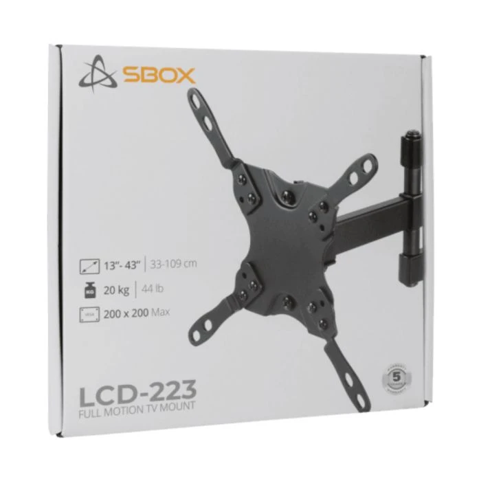 Sbox tv-wall mount lcd-223-2 for ''13-43'' vesa 200x200, max. 20kg 8