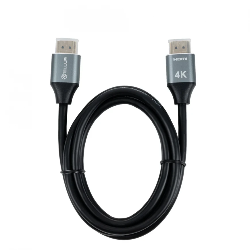 Cablu high speed hdmi 2.0 tellur, 4k, 18gbps, tata-tata, ethernet, aurit, 1.5m, negru tll312001 3
