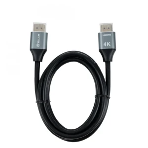 Cablu high speed hdmi 2.0 tellur, 4k, 18gbps, tata-tata, ethernet, aurit, 3m, negru tll312011 Thumbnail 3