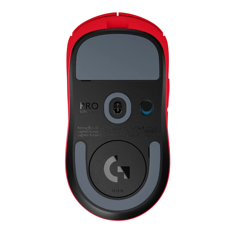 Gaming mouse logitech pro x superlight 2 se lightspeed, roșu 5