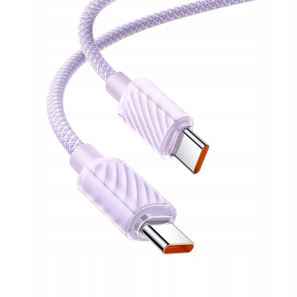 Mcdodo cable dichromatic series type-c to type-c 5a 100w 1.2m, purple 2