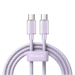 Кабель mcdodo dichromatic series type-c to type-c 5a 100w 1.2м, фиолетовый