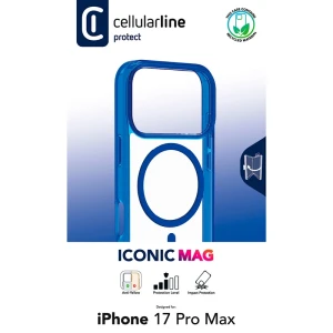 Husă cellularline iconic mag pentru apple iphone 17 pro max, albastru Thumbnail 6