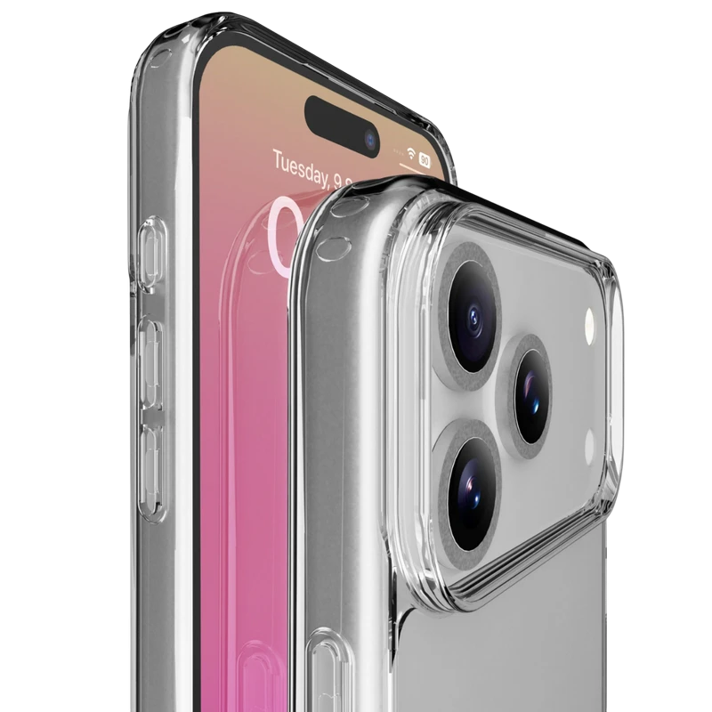 Чехол cellularline clear duo для apple iphone 17 pro max, прозрачный 6