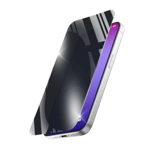Защитное стекло cellularline tempered glass privacy для apple iphone 17 pro, черный