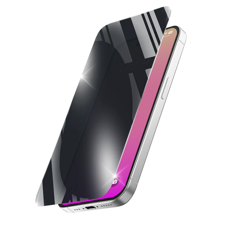 Sticlă de protecție cellularline tempered glass privacy pentru apple iphone 17, negru 4