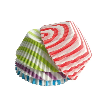 Hartie de copt muffin cu dungi 80 buc. 3.5x7cm 2
