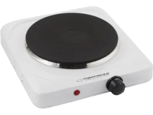 Electric Hot Plate Esperanza PINATUBO EKH002W White, 1500W 5 temperature degrees thermostatic protection against overheating The indicator light (on /