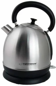 Kettle esperanza danube ekk032s, inox, 2200w,  1.8 l, auto shut-off after boiling, boil dry safety cut-off, concealed heating element, powercord lengt Thumbnail 2