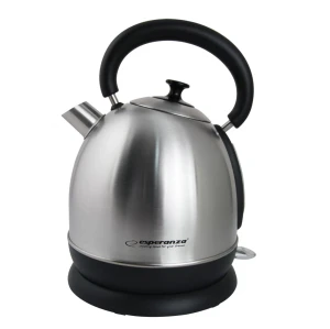 Kettle esperanza danube ekk032x, inox, 2200w,  1.8 l, auto shut-off after boiling, boil dry safety cut-off, concealed heating element, powercord lengt Thumbnail 5