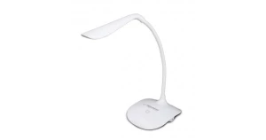 Desk Lamp Esperanza ACRUX ELD103W White, 14 LED’s, Touch switch, 3 levels of brightness, Light color: 5500K, Flexible arm, Built-in eye protection fil
