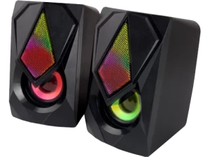 Speakers 2.0  esperanza boogie egs102, 5w (2 x 2.5w), led rainbow lighting, volume control, built in amplifier, power supply: 5v, they require: usb an Thumbnail 2