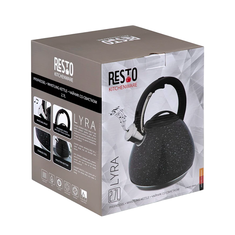 Ceainic resto  90604, 2,7l, negru 17