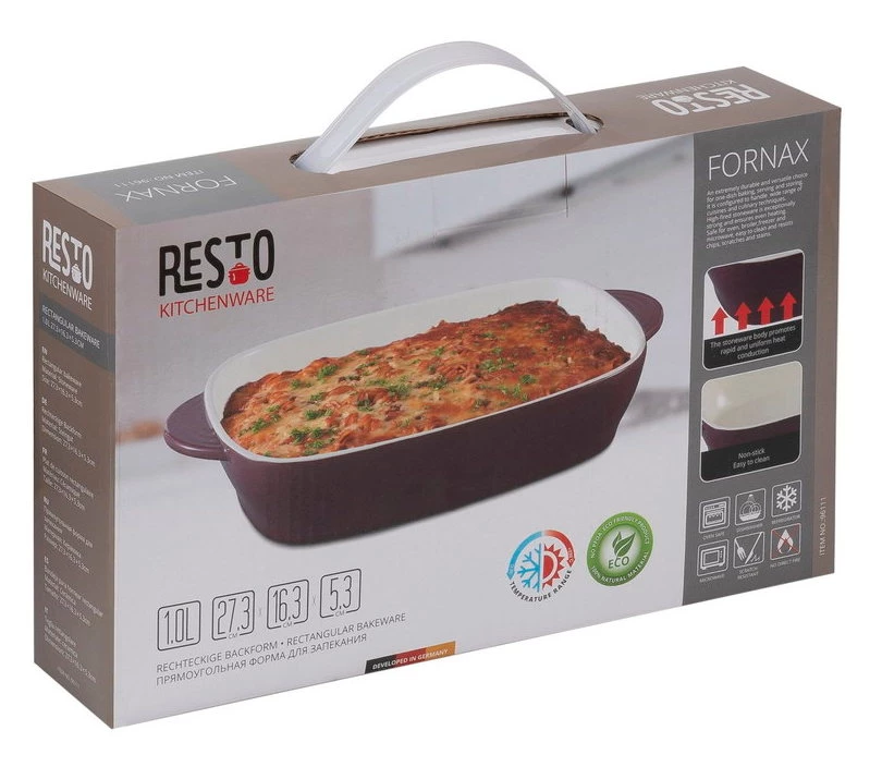 Tava de copt resto 96111, roșu 3