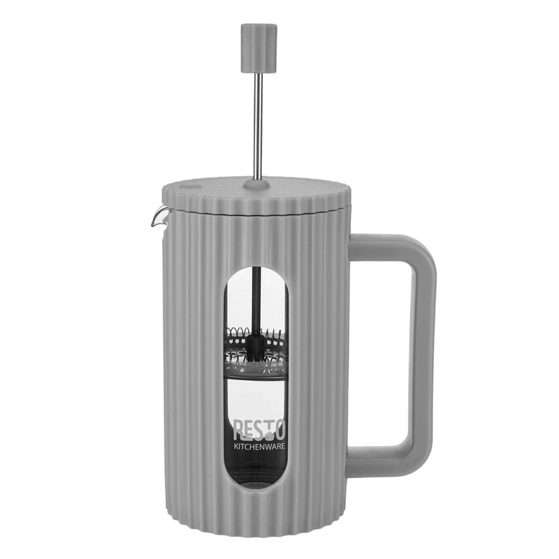 Cafetiera french press resto 90532, 0,6l, gri deschis 11