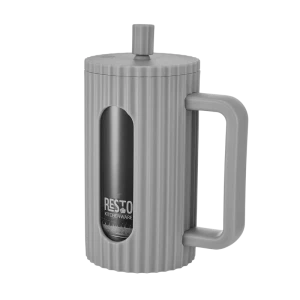Cafetiera french press resto 90532, 0,6l, gri deschis Thumbnail 8