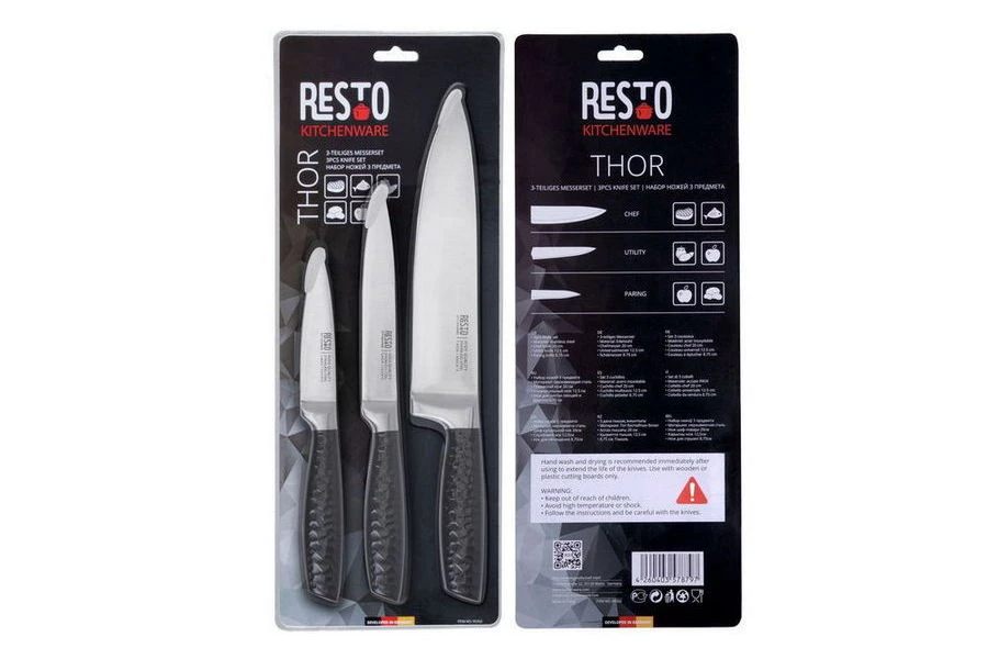 Set de cuțite resto 95502, negru 7