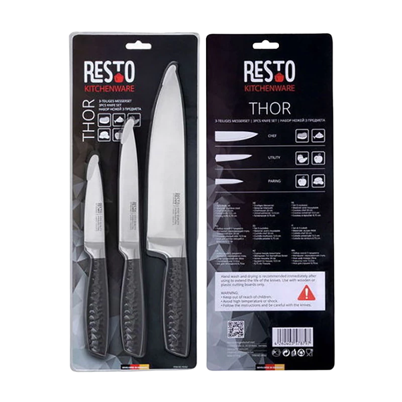 Set de cuțite resto 95502, negru 3
