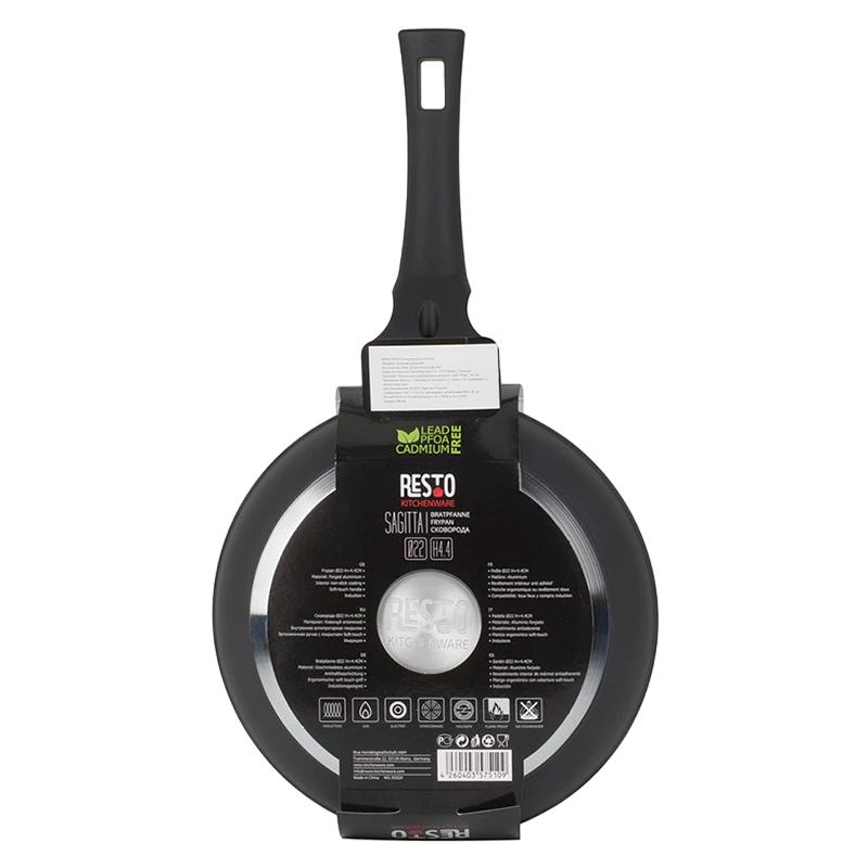 Tigaie resto 93327, 28cm, negru 7