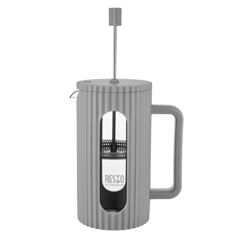 Cafetiera french press resto 90533, 1l, gri deschis 13